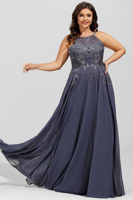 Robe Chic Aérienne Grise - gallery 6