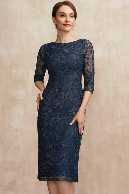Robe Chic Écru Dentelle