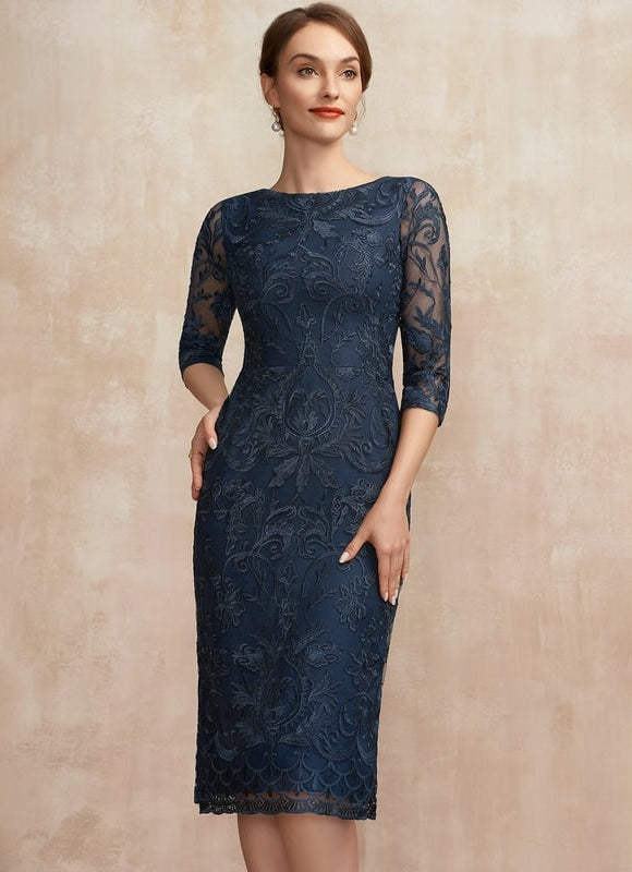 Robe Chic Écru Dentelle