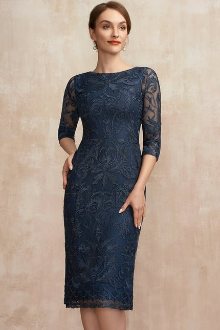 Robe Chic Écru Dentelle