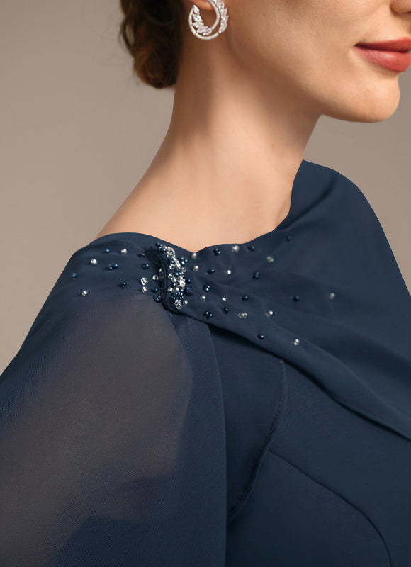 Robe Chic Bleu Élégant - gallery 5