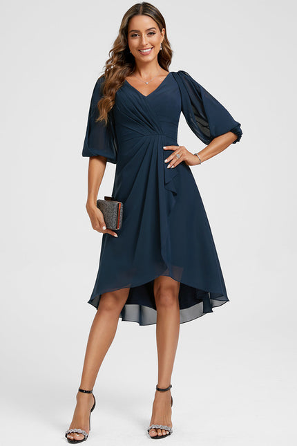 Robe Chic Asymétrique Vaporeuse - gallery 4