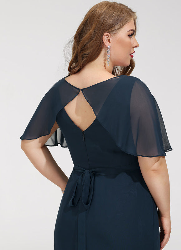 Robe Chic Mousseline Asymétrique - gallery 6