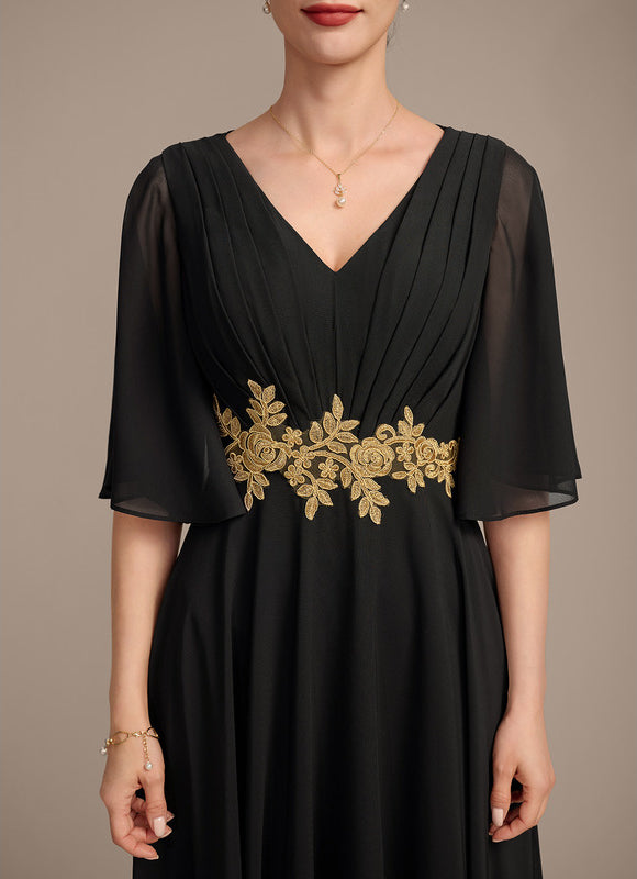 Robe Chic Marine Appliquée - gallery 7