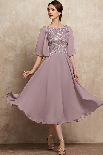 Robe Chic Flottante Mauve