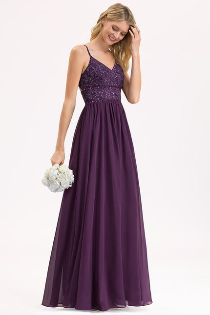 Robe Chic Élégance Pourpre - gallery 4