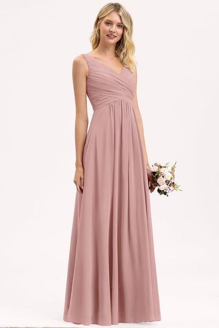 Robe Chic Longue Verte Fluide - gallery 1
