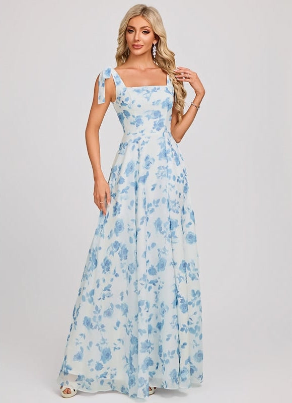 Robe Chic Longue Verte Élégante - gallery 1