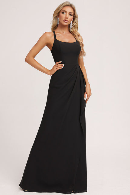 Robe Chic Longue Verte Raffinée - gallery 4