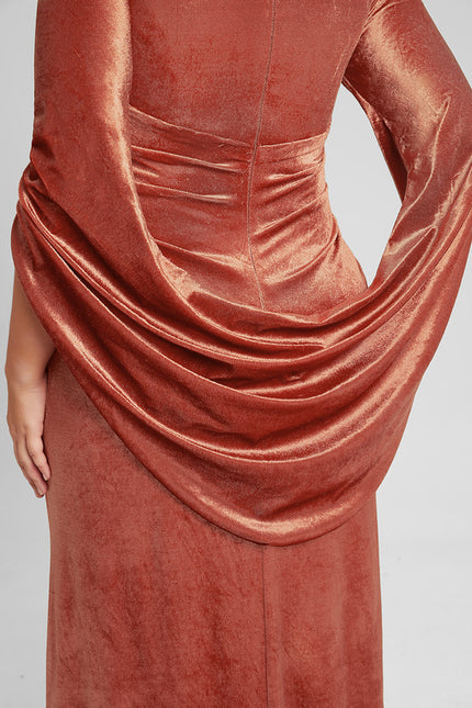 Robe Chic Velours Éclatant - gallery 8