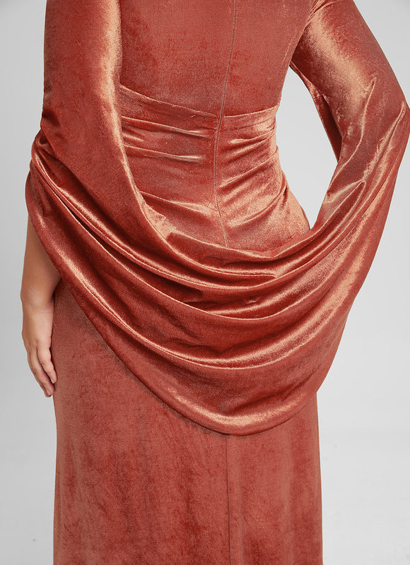 Robe Chic Velours Éclatant - gallery 8