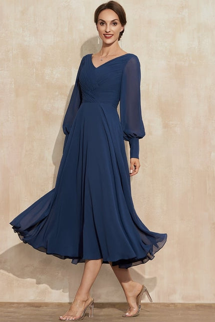 Robe Chic Chiffon Marine - gallery 4