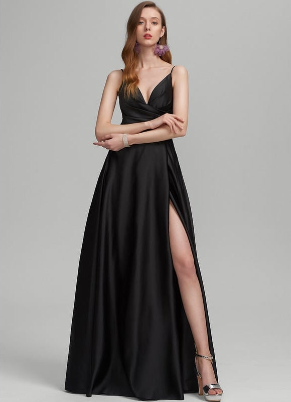 Robe Chic Satin Élégance Nocturne - gallery 3