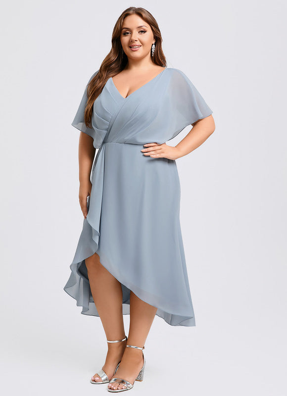 Robe Chic Mousseline Volants - gallery 9