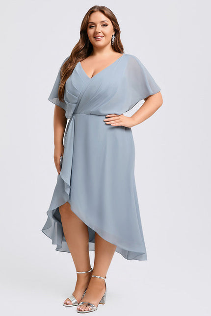 Robe Chic Mousseline Volants - gallery 9
