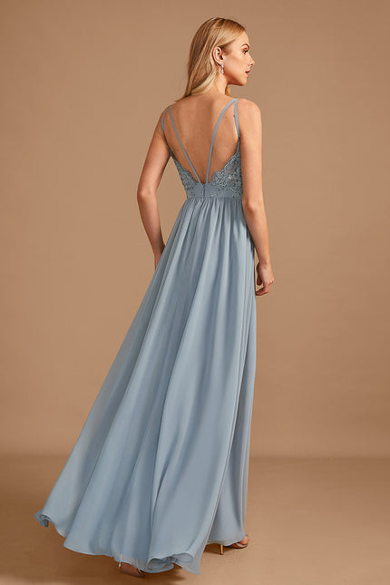 Robe Chic Flottante Pêche - gallery 5