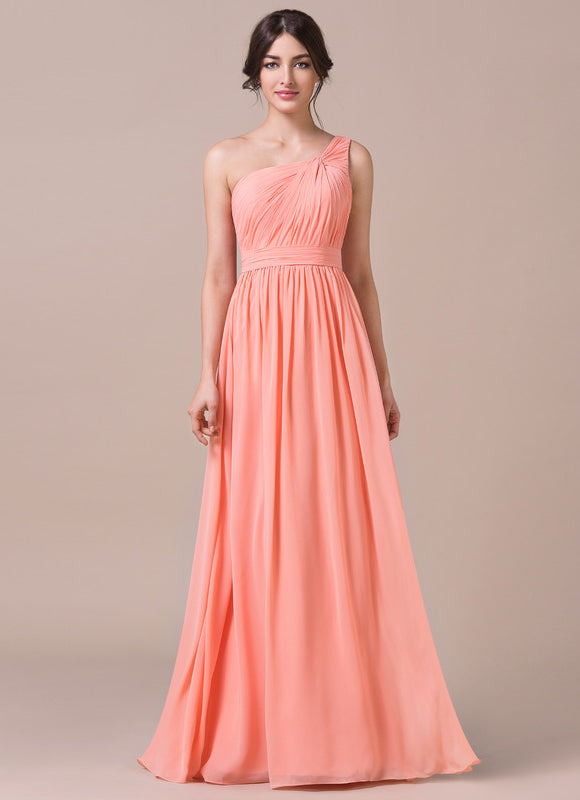 Robe Chic Asymétrique Beige - gallery 1