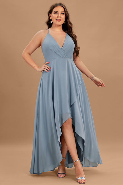 Robe Chic Mousseline Asymétrique - gallery 9