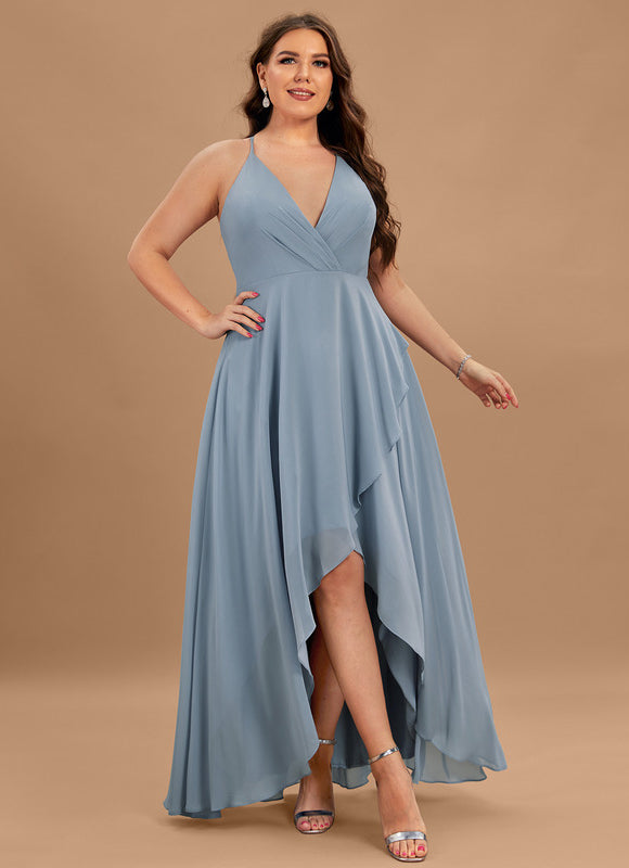 Robe Chic Mousseline Asymétrique - gallery 9