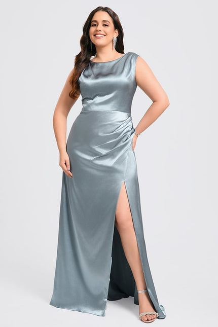 Robe En Soie Chic Longue Mariage - gallery 6