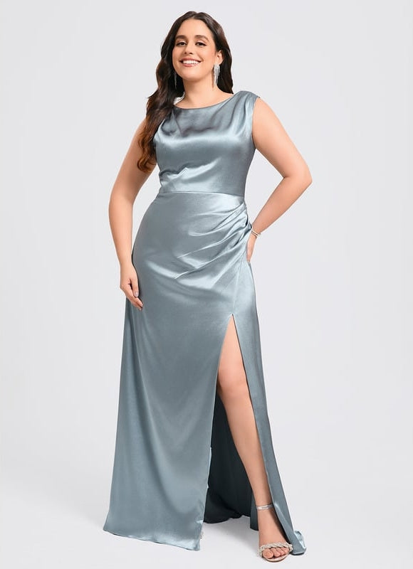 Robe En Soie Chic Longue Mariage - gallery 6
