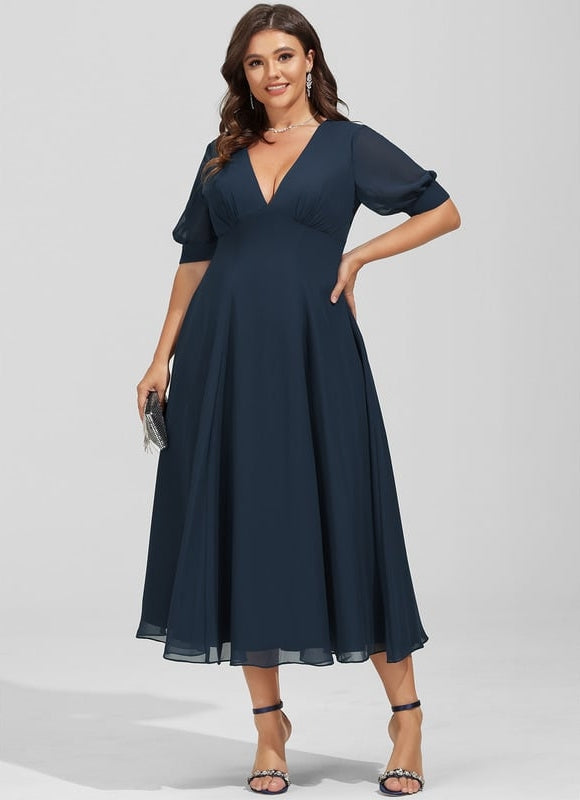 Robe Chic Émeraude Flottante - gallery 8