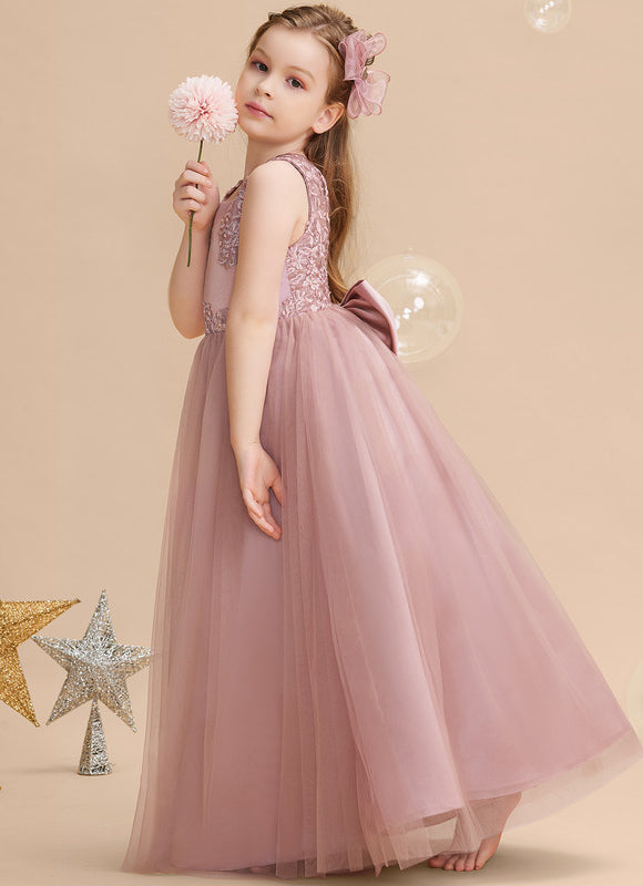 Robe Bohème Chic Dentelle Rose - gallery 2