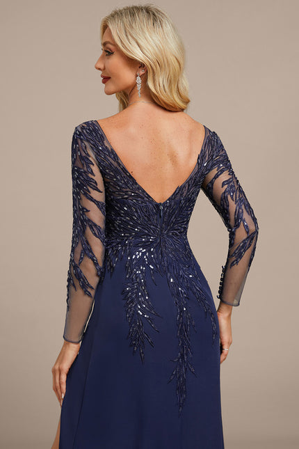Robe Longue Droite Fluide Chic - gallery 7
