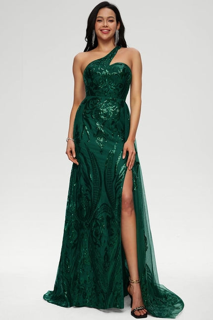 Robe Chic Émeraude Glamour