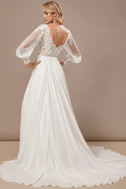 Robe Chic Vaporeuse Blanche - gallery 6