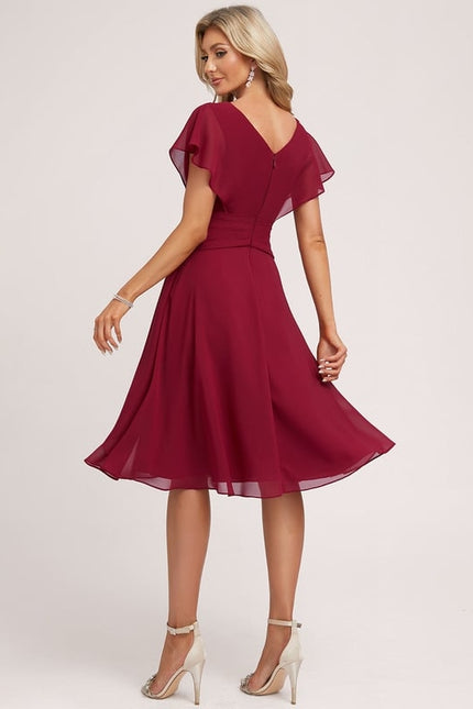 Robe Chic Bleu Élégance Flottante - gallery 2