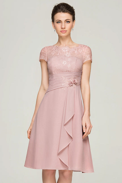 Robe Chic Florale Rosée