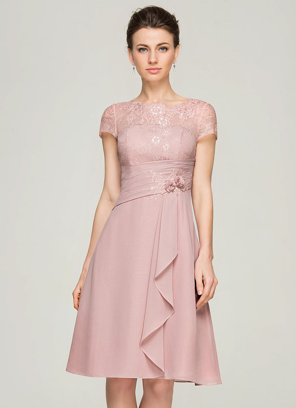 Robe Chic Florale Rosée