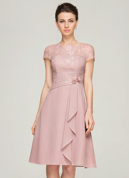 Robe Chic Florale Rosée