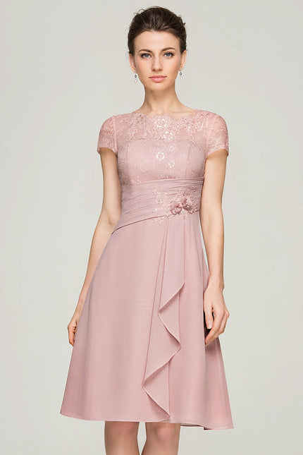 Robe Chic Florale Rosée