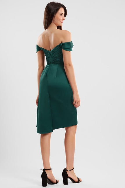 Robe Chic Émeraude Sophistiquée - gallery 3