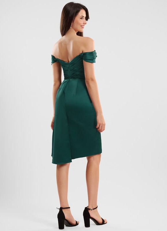 Robe Chic Émeraude Sophistiquée - gallery 3