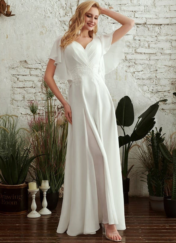 Robe Blanche Plage Chic - gallery 1
