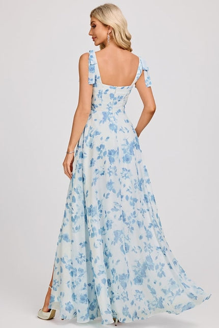 Robe Chic Longue Verte Élégante - gallery 5
