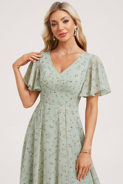 Robe Chic Fluide Bleu Nuit - gallery 1