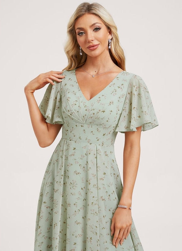 Robe Chic Fluide Bleu Nuit - gallery 1