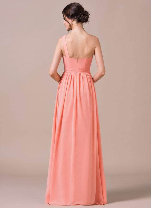 Robe Chic Asymétrique Beige - gallery 7