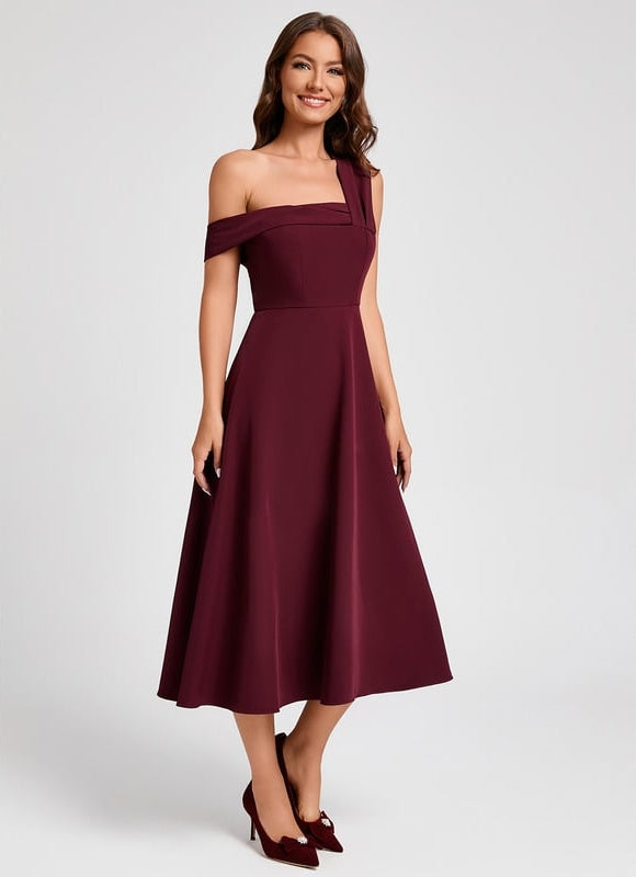 Robe Chic Bordeaux Chic Moderne - gallery 3