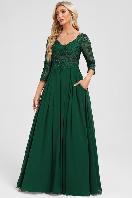 Robe Chic Émeraude Élégante - gallery 4