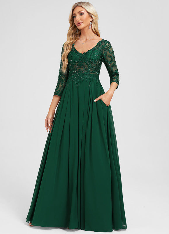 Robe Chic Émeraude Élégante - gallery 4