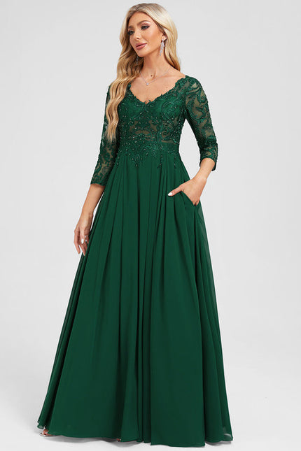Robe Chic Émeraude Élégante - gallery 4