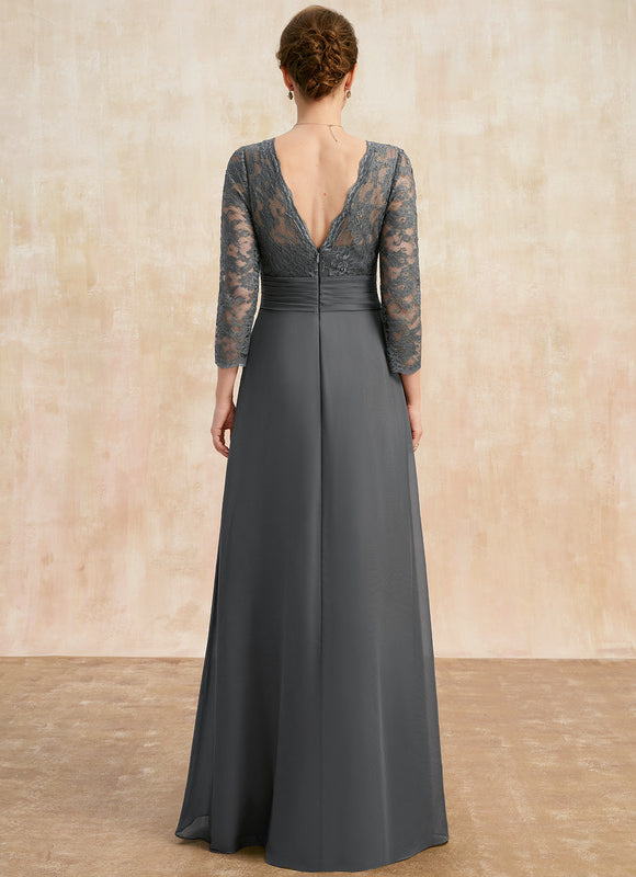 Robe Chic Gris Élégant - gallery 5