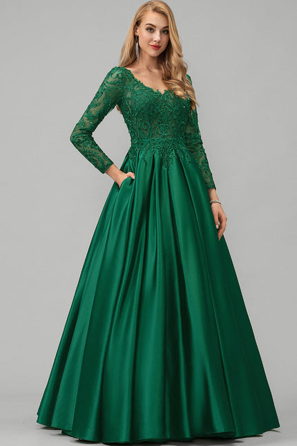 Robe Chic Éclat Vert Éternel - gallery 2
