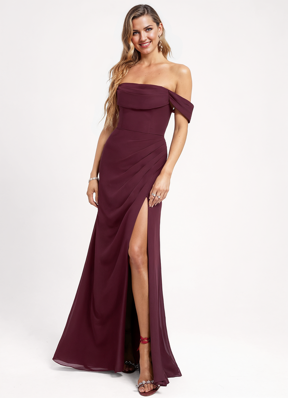 Robe Chic Violet Élégant - gallery 2
