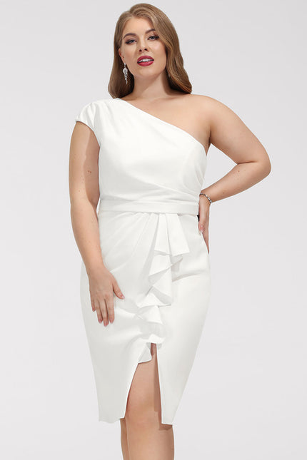 Robe Chic Verte Asymétrique - gallery 7